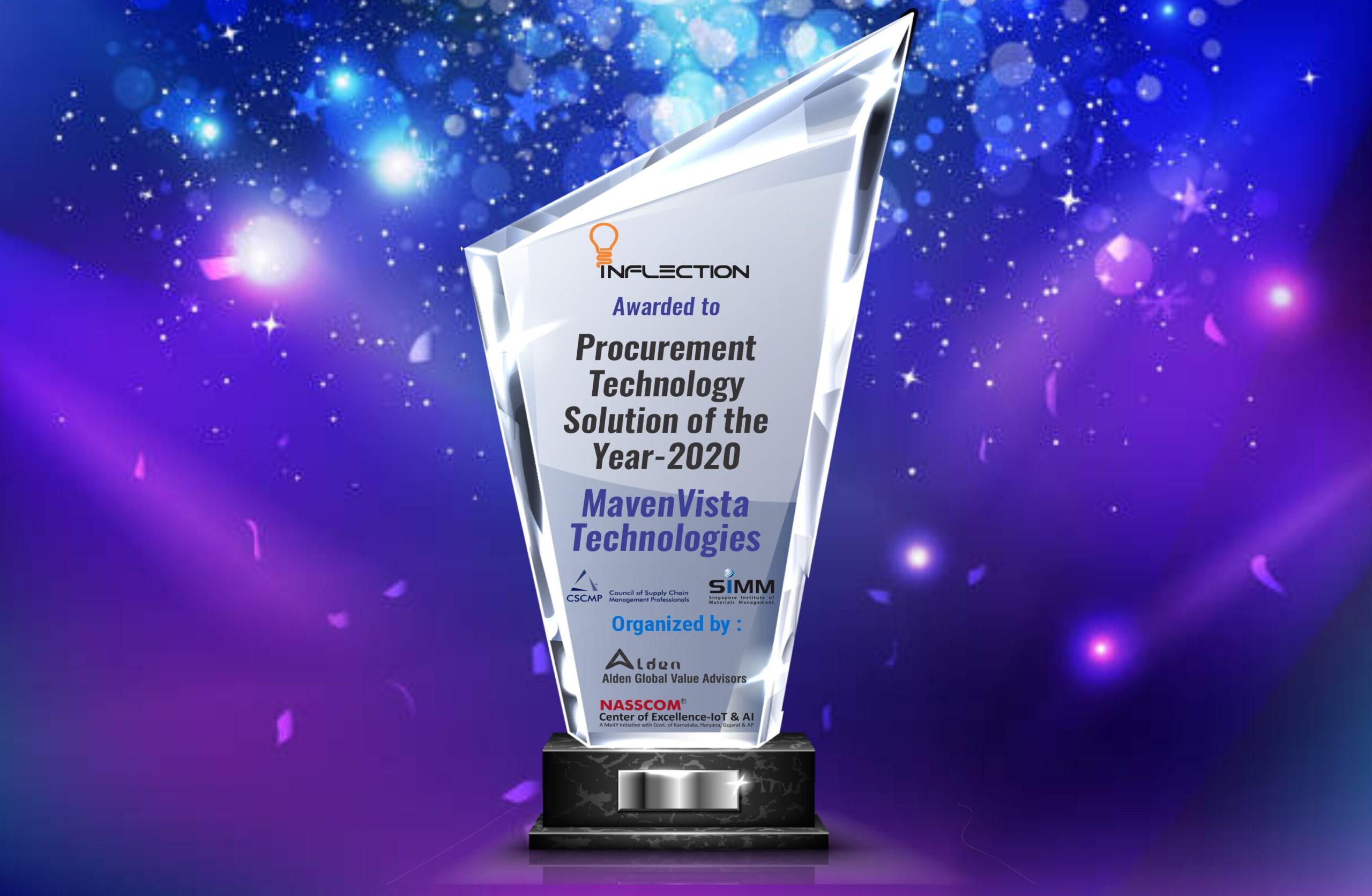 Best Procurement Technology Solution – Award Co- sponsored by Nasscom, 2020