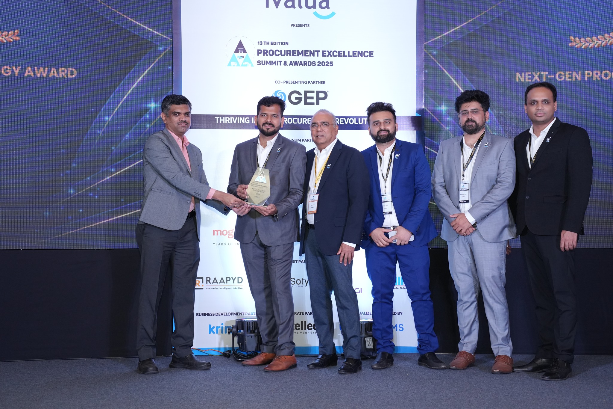 Award for Next-Gen Procurement Technology- 13th Edition Procurement Excellence Summit and Awards 2025